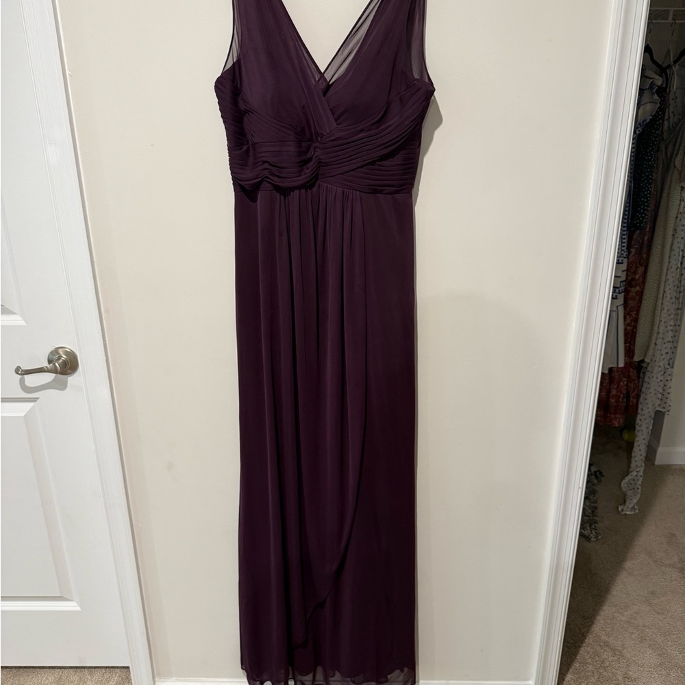Adrianna Papell Deep Purple Maxi Dress
